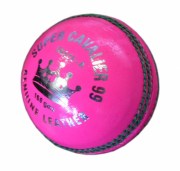 CJI Super Cavalier Cricket Ball Junior Pink